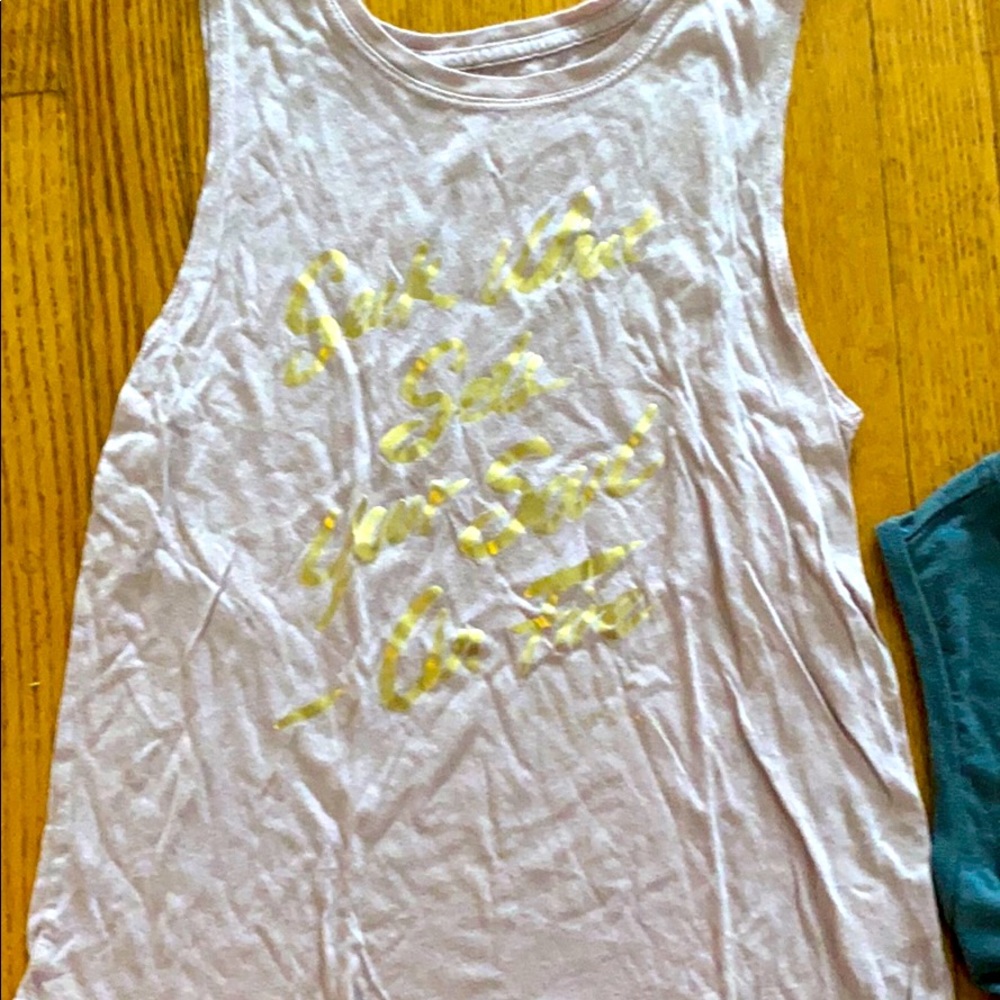 “seek what sets your soul on fire”tank used